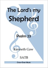 The Lord's my Shepherd SATB choral sheet music cover